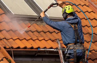 Démoussage et hydrofuge de toiture à Guinglange